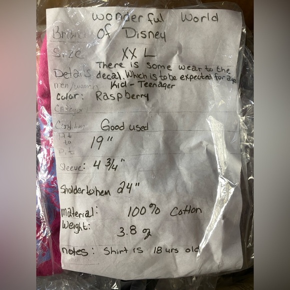 Pink Tinkerbell Kids Tee - Picture 5 of 5